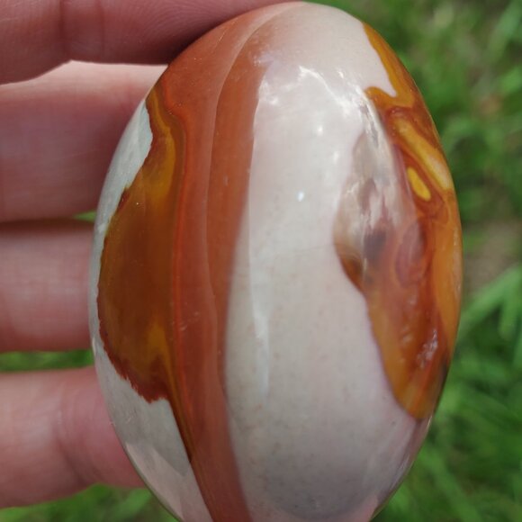 Polychrome Jasper Palm Stone (PC202) - Picture 8 of 9